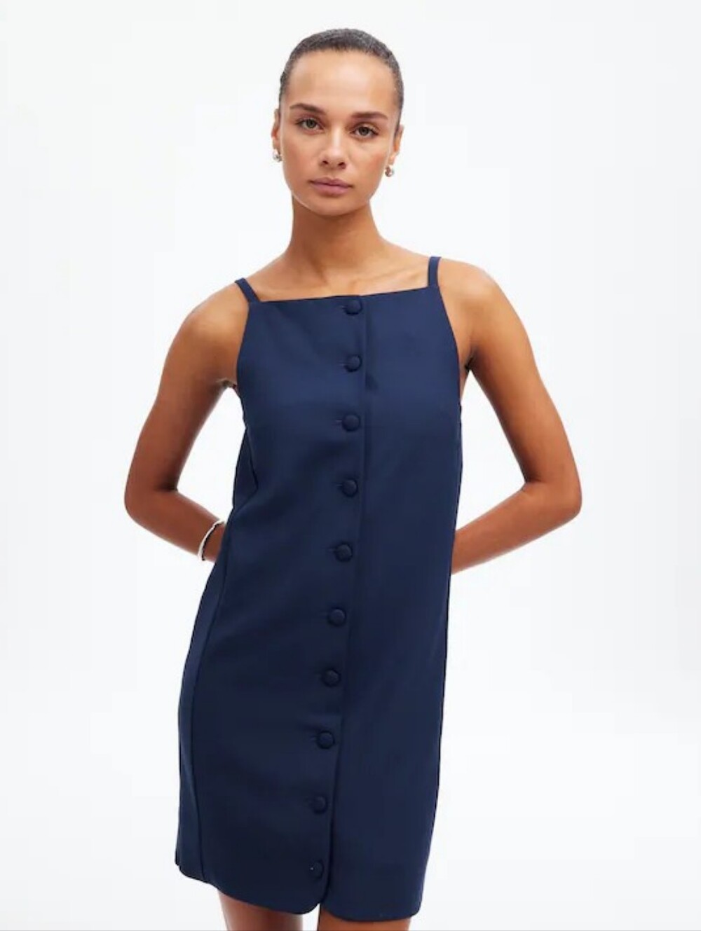 NWOT Madewell Size 2 High-Neck Sleeveless Vest Mini Dress